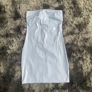 Periwinkle latex tube dress 💙